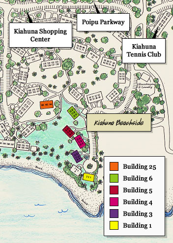 Kiahuna Plantation Map